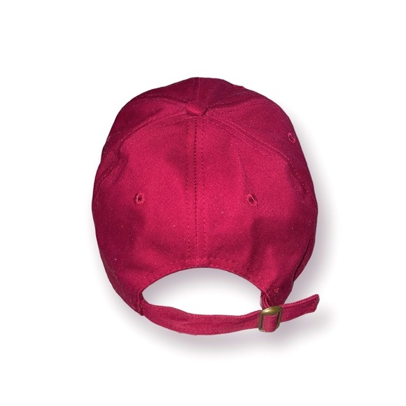 Burgundy “Daddy” Baseball Cap for Men / Women Adjustable Polo Style - Picture 4 of 4